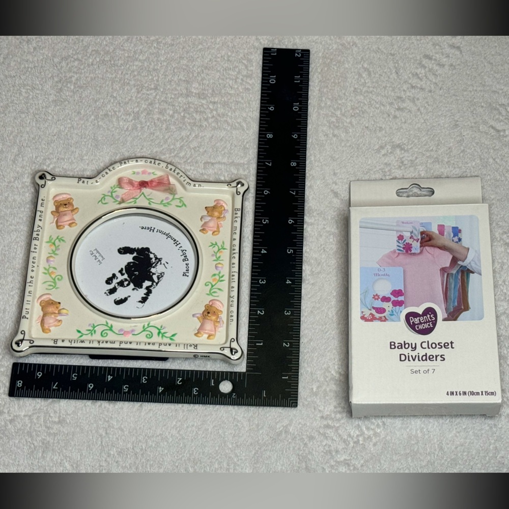 Hallmark Baby Photo Frame 
Baby Clothes Dividers 
Bunny Easter Basket - Picture 2 of 4